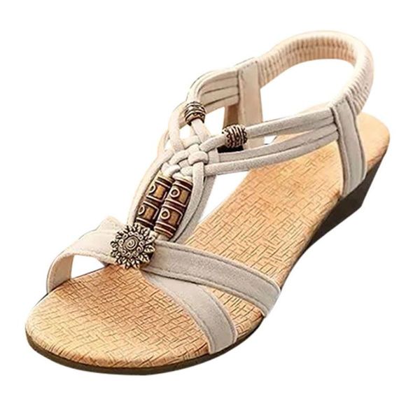jaycosin sandals wedge heel shoes woman elastic band girl open toe sweet sandals beach summer shoes strappy low heels, Black
jaycosin sandals wedge heel shoes woman elastic band girl open toe sweet sandals beach summer shoes strappy low heels, Black