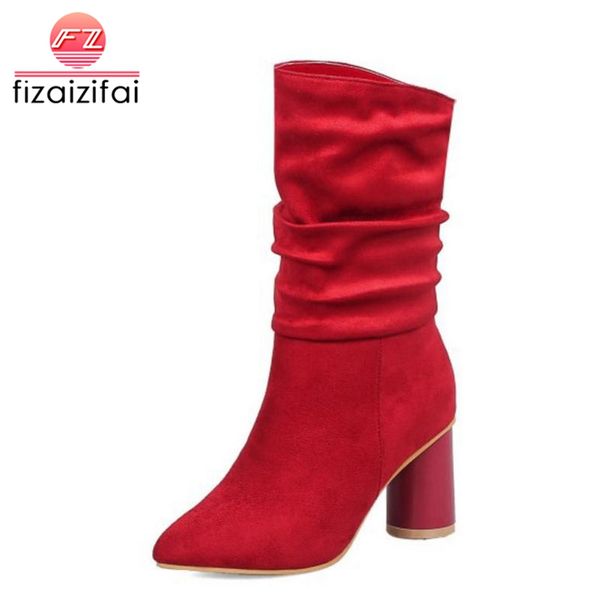 coolcept woman high heel shoes winter boots fur warm half short boots women's fashion simple footwear size 34-43, Black
coolcept woman high heel shoes winter boots fur warm half short boots women's fashion simple footwear size 34-43, Black