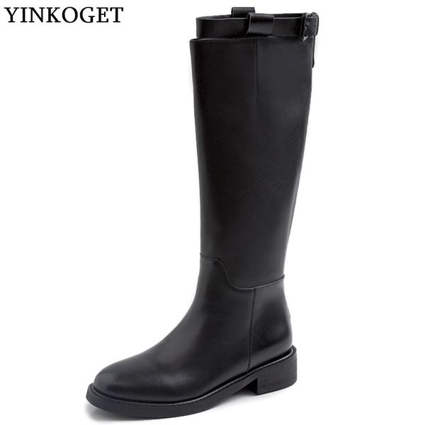 yinkoget natural genuine leather women mid-calf boots casual ladies boots autumn winter girl charming long, Black
yinkoget natural genuine leather women mid-calf boots casual ladies boots autumn winter girl charming long, Black