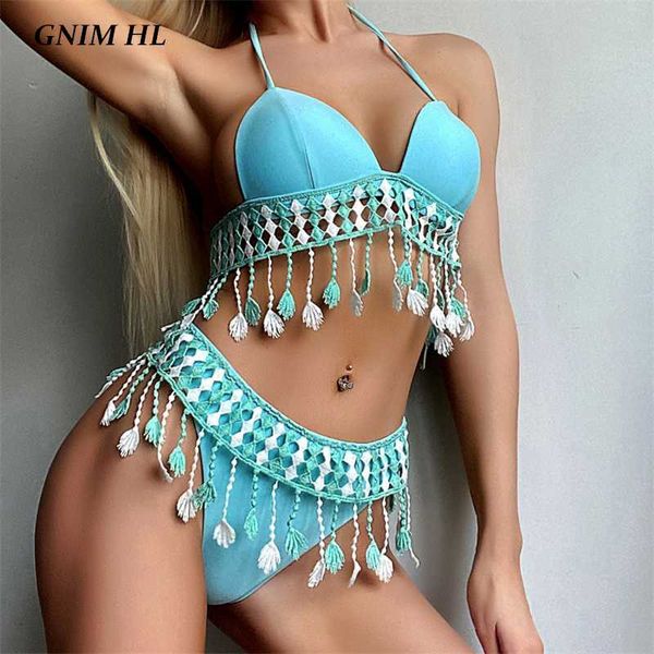 gnim tassel bikini swimwear women push up 2020 solid high cut swimsuit female two pieces bathing suit beachwear biquini new, White;black
gnim tassel bikini swimwear women push up 2020 solid high cut swimsuit female two pieces bathing suit beachwear biquini new, White;black
