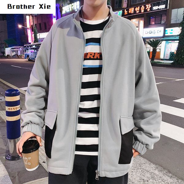 cargo jacket men's fashion contrast color casual stand collar jacket man streetwear hip hop loose bomber men s-2xl, Black;brown
cargo jacket men's fashion contrast color casual stand collar jacket man streetwear hip hop loose bomber men s-2xl, Black;brown