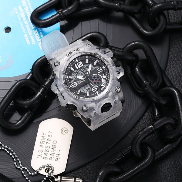 984qm stalls luminous transparent sports students' multifunctional electronic watch outdoor waterproof alarm clock luminous electronic, Blue
984qm stalls luminous transparent sports students' multifunctional electronic watch outdoor waterproof alarm clock luminous electronic, Blue