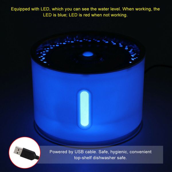 автоматическая pet cat фонтан со светодиодной подсветкой 5 pack фильтры 2.4l usb собаки кошки mute пьющий feeder чаша питьевой диспенсер
автоматическая pet cat фонтан со светодиодной подсветкой 5 pack фильтры 2.4l usb собаки кошки mute пьющий feeder чаша питьевой диспенсер
