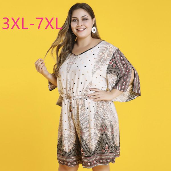 2020 лето плюс размера комбинезона для женщин больших короткого рукав свободных случайные цветочных v шеи коротких комбинезонов белого 3xl 4, Black;white
2020 лето плюс размера комбинезона для женщин больших короткого рукав свободных случайные цветочных v шеи коротких комбинезонов белого 3xl 4, Black;white