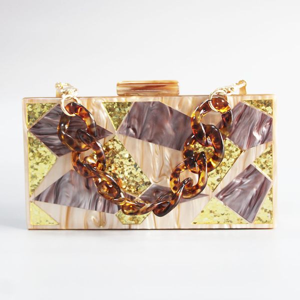 fashion acetate patchwork women messenger bag female chain strap shoulder bag small geometric ladies flap evening purse
fashion acetate patchwork women messenger bag female chain strap shoulder bag small geometric ladies flap evening purse