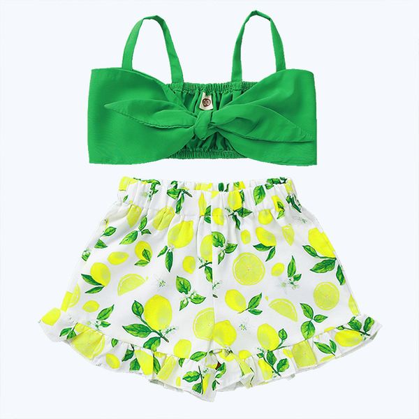 girl sleeveless square collar and short pants set baby bowknot and lemon shorts trousers suit kids cotton blends clothes two piece, White
girl sleeveless square collar and short pants set baby bowknot and lemon shorts trousers suit kids cotton blends clothes two piece, White