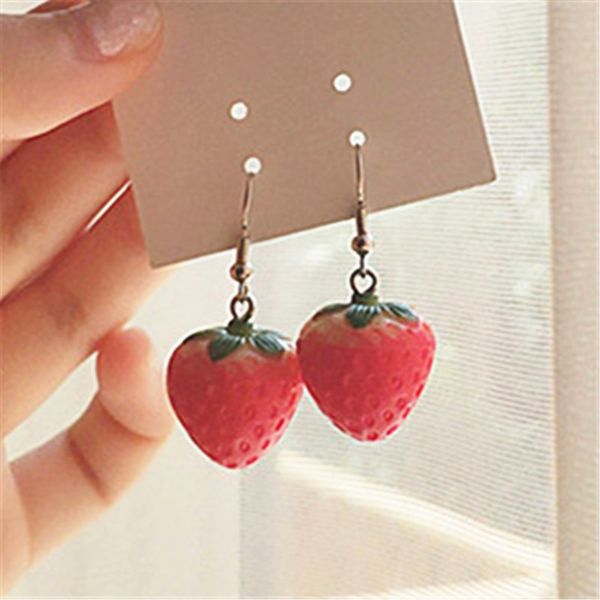 new fruit strawberry earring female lovely girl simulation red strawberry dangle earring for women fine jewelry accessories diy, Silver
new fruit strawberry earring female lovely girl simulation red strawberry dangle earring for women fine jewelry accessories diy, Silver
