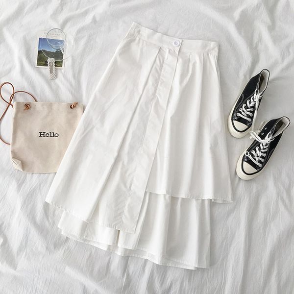 summer asymmetry skirts high street korean skirt high waist lady a-line skirts vintage women faldas mujer, Black
summer asymmetry skirts high street korean skirt high waist lady a-line skirts vintage women faldas mujer, Black