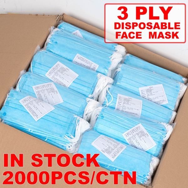 2000pcs/ctn 3ply face mask disposable masks ear-loop melt spray nonwoven fabric anti-dust mask in stock fast shipping
2000pcs/ctn 3ply face mask disposable masks ear-loop melt spray nonwoven fabric anti-dust mask in stock fast shipping