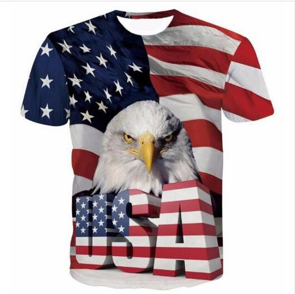 t-shirt short cool funny eagle style womens/mens sleeves summer print design 3d shipping casual t-shirt usa jprje, Black
t-shirt short cool funny eagle style womens/mens sleeves summer print design 3d shipping casual t-shirt usa jprje, Black