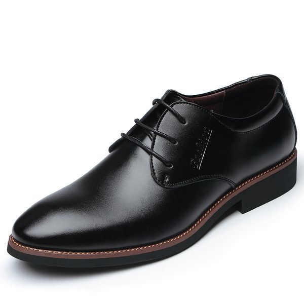 2019 four seasons dress shoes men's business tie with british pointed shoes men dress wedding, Black
2019 four seasons dress shoes men's business tie with british pointed shoes men dress wedding, Black