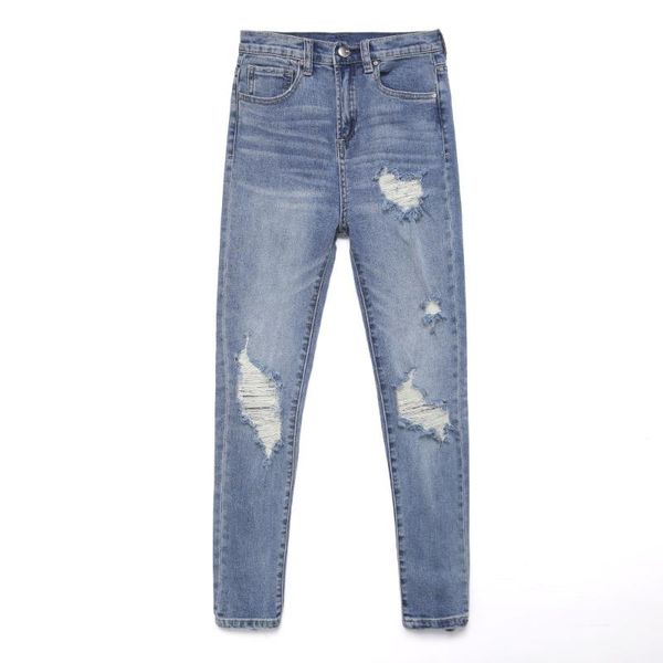 2. ladies clothes skinny low waist ripped vintage blue cotton denim ykk zipper jeans pants woman with holes
2. ladies clothes skinny low waist ripped vintage blue cotton denim ykk zipper jeans pants woman with holes