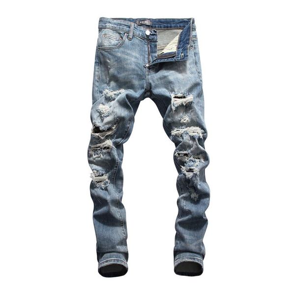 men's elastic embriodery skull fashion jeans designer men jeans famous brand slim fit mens purple brand jeans luxury pants, Blue
men's elastic embriodery skull fashion jeans designer men jeans famous brand slim fit mens purple brand jeans luxury pants, Blue