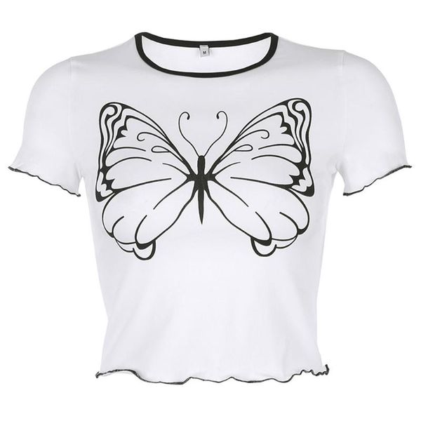 sagace women summer fashion tank crop white t shirt clothes women butterfly printed short woman short sleeve
sagace women summer fashion tank crop white t shirt clothes women butterfly printed short woman short sleeve