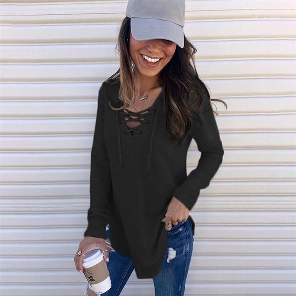 blouse designer tshirt spring autumn fashion womens solid tshirt cacual female clothes long sleeve v-neck, White
blouse designer tshirt spring autumn fashion womens solid tshirt cacual female clothes long sleeve v-neck, White