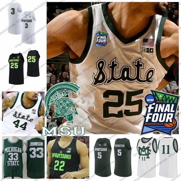 2019 final four michigan state spartans basketball jersey 25 kenny goins 44 nick ward 0 kyle ahrens 3 foster loyer 11 aaron henry msu s-4xl, Black
2019 final four michigan state spartans basketball jersey 25 kenny goins 44 nick ward 0 kyle ahrens 3 foster loyer 11 aaron henry msu s-4xl, Black
