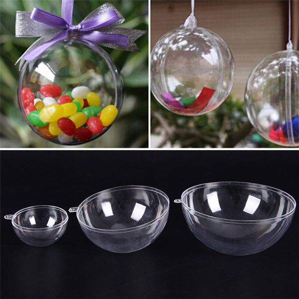 1pcs 6-10cm transparent hanging ball xmas tree bauble clear plastic home party christmas craft decorations gift
1pcs 6-10cm transparent hanging ball xmas tree bauble clear plastic home party christmas craft decorations gift