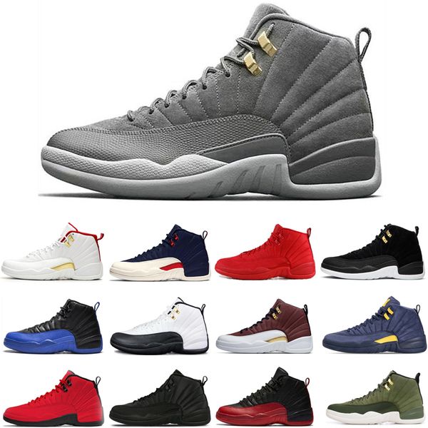 jumpman 12 12s dark grey men basketball shoes reverse taxi game royal flu game white mens trainers sports sneakers size 7-13
jumpman 12 12s dark grey men basketball shoes reverse taxi game royal flu game white mens trainers sports sneakers size 7-13