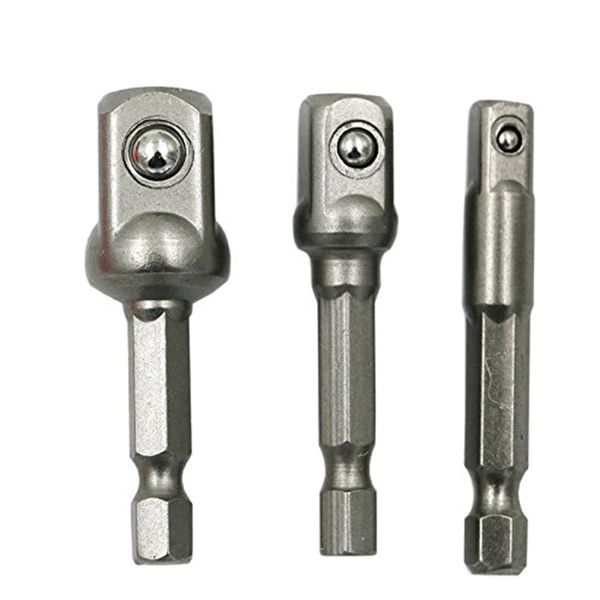 3pcs 1/4 3/8 1/2hex power drill bit driver socket bits set adapter wrench sleeve extension bar for electric screwdriver bits
3pcs 1/4 3/8 1/2hex power drill bit driver socket bits set adapter wrench sleeve extension bar for electric screwdriver bits