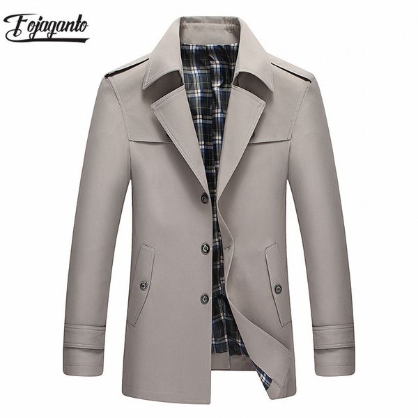 men's trench coats fojaganto coat 2021 spring autumn men fashion casual solid color outwear male street clothing top, Tan;black
men's trench coats fojaganto coat 2021 spring autumn men fashion casual solid color outwear male street clothing top, Tan;black