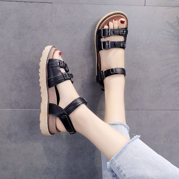 women's sandals fashion casual comfortable female shoes foam platform sandals women's roman outdoor sports, Black
women's sandals fashion casual comfortable female shoes foam platform sandals women's roman outdoor sports, Black