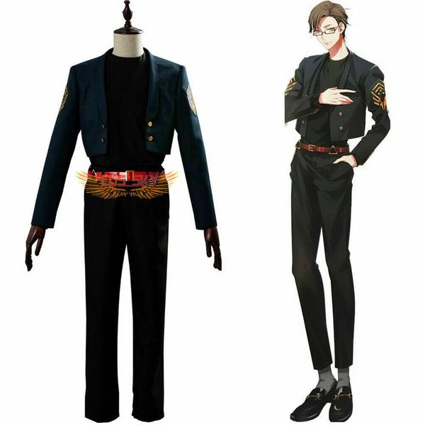 division rap battle jyuto iruma outfit halloween cosplay costume full set outfit, Black;red
division rap battle jyuto iruma outfit halloween cosplay costume full set outfit, Black;red