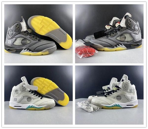 5 og black white metallic grey yellow men basketball shoes off 5s oregon jumpman men designer sports sneakers trainer with box, White;red
5 og black white metallic grey yellow men basketball shoes off 5s oregon jumpman men designer sports sneakers trainer with box, White;red