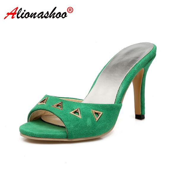 2019 new summer women's slippers sandals flock red green serpentine stiletto women's high heels mules plus size 34-43, Black
2019 new summer women's slippers sandals flock red green serpentine stiletto women's high heels mules plus size 34-43, Black