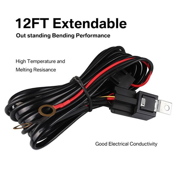 led light bar wiring harness relay fuse on-off-strobe remote control waterproof switch waterproof wiring harness light bar hot
led light bar wiring harness relay fuse on-off-strobe remote control waterproof switch waterproof wiring harness light bar hot