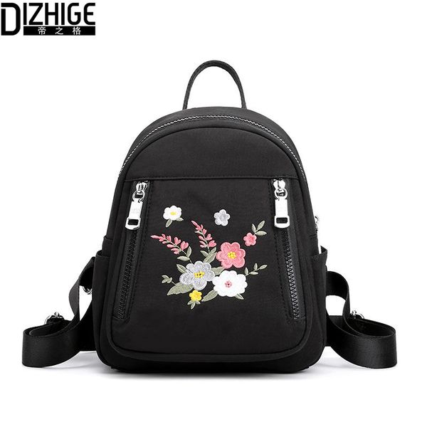 dizhige embroidery women backpack flower pattern waterproof nylon backpacks school bag for teenage girls mochila
dizhige embroidery women backpack flower pattern waterproof nylon backpacks school bag for teenage girls mochila