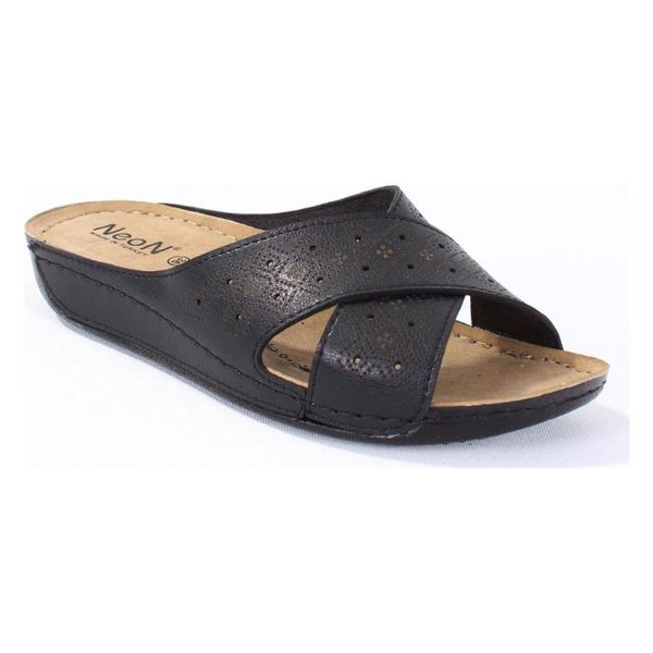 neon 513 orthopedic women slippers neon, Black