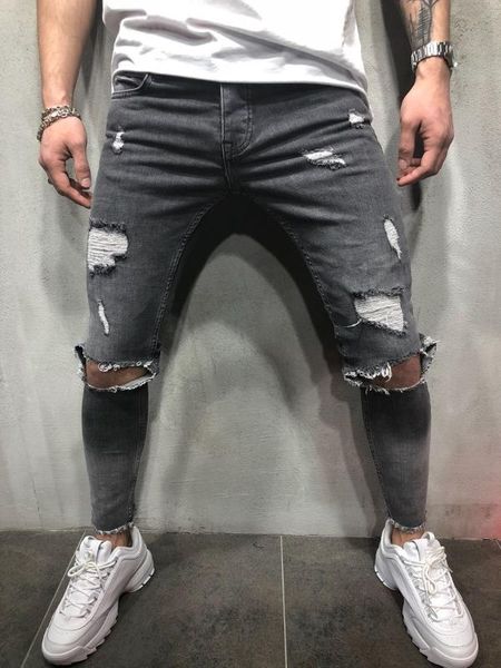 men's hole jeans ankle-length casual men's harem jeans loose jogger multi-pockets denim cargo pants vintage, Blue
men's hole jeans ankle-length casual men's harem jeans loose jogger multi-pockets denim cargo pants vintage, Blue