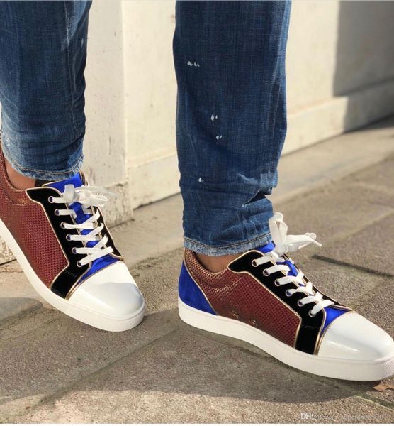 r sneakers red bottom shoe low cut suede spike luxury shoes for men and women shoes party wedding crystal leather sneakers, Black
r sneakers red bottom shoe low cut suede spike luxury shoes for men and women shoes party wedding crystal leather sneakers, Black