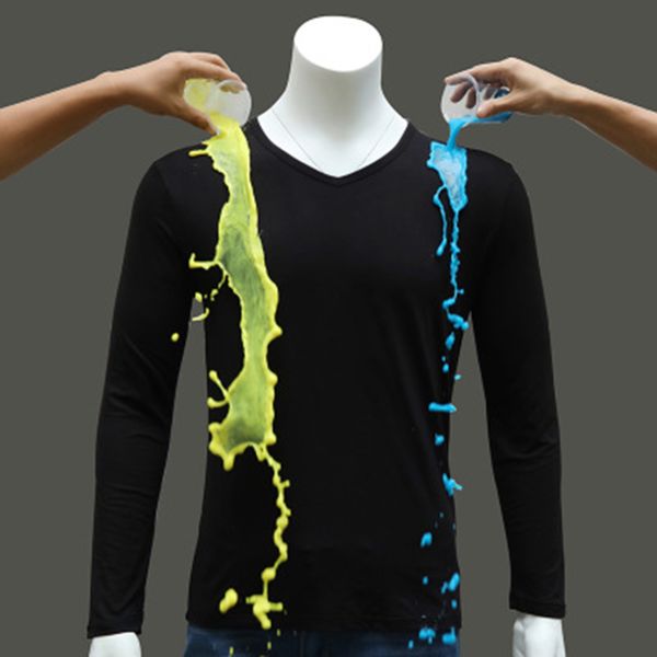 men hydrophobic hiking clothing camping t-shirt waterproof anti-fouling quick-drying-protect long sleeve casual wild shirt, White;black
men hydrophobic hiking clothing camping t-shirt waterproof anti-fouling quick-drying-protect long sleeve casual wild shirt, White;black