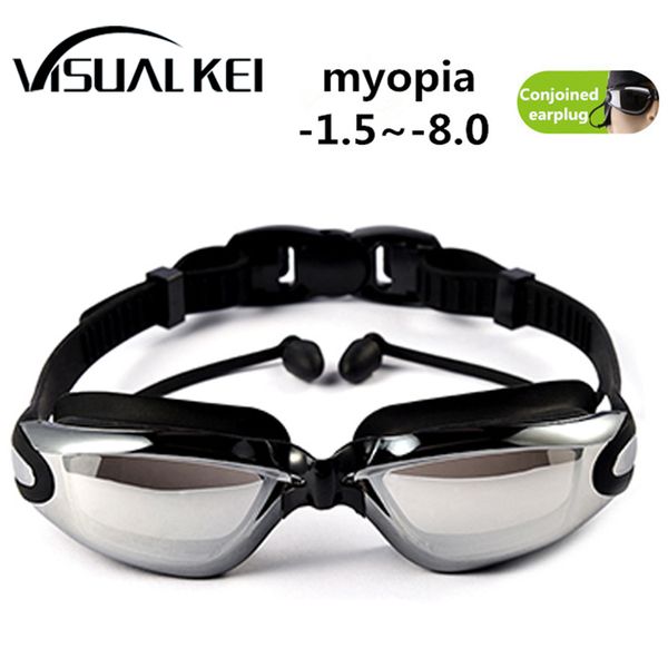 professional waterproof electroplate swimming myopia glasses men women anti-fog uv swim sport eyewear with ear plug
professional waterproof electroplate swimming myopia glasses men women anti-fog uv swim sport eyewear with ear plug