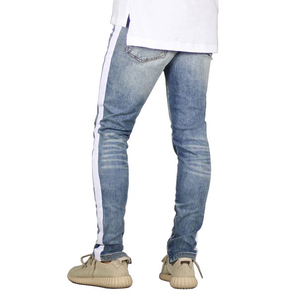 mens designer style jeans mens clothing spring new fashion long zipper pencil pants pantalones mens fashion clothing, Blue
mens designer style jeans mens clothing spring new fashion long zipper pencil pants pantalones mens fashion clothing, Blue