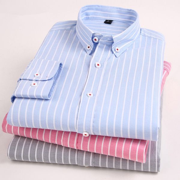 2020 new arrival men shirt 100% cotton oxford long sleeved striped shirts man causal work shirt brand clothes ds294, White;black
2020 new arrival men shirt 100% cotton oxford long sleeved striped shirts man causal work shirt brand clothes ds294, White;black