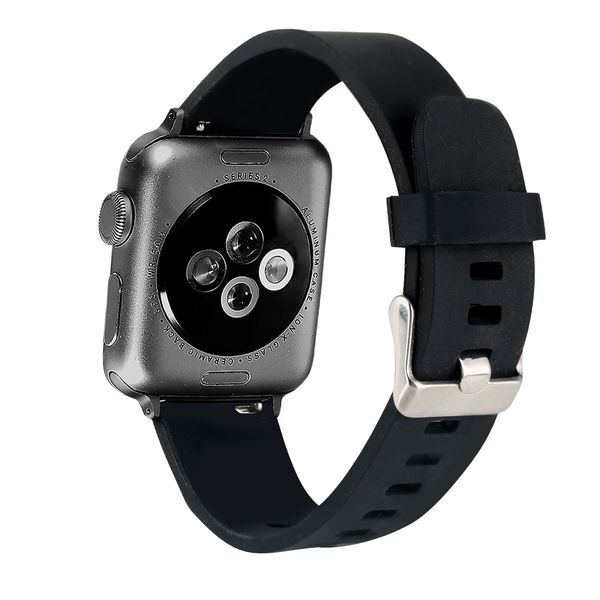 38mm 42mm watch band series 1/2/3/4 comefortable silicone strap practical water resistant replacement nato strap, Black;brown
38mm 42mm watch band series 1/2/3/4 comefortable silicone strap practical water resistant replacement nato strap, Black;brown