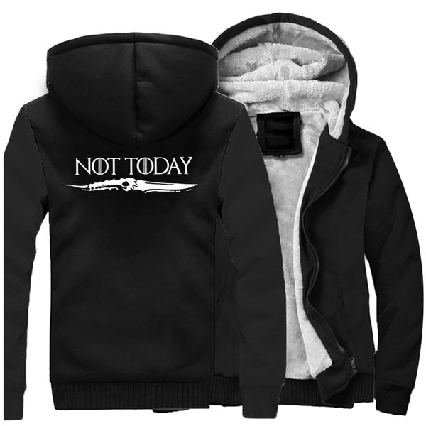 not today hoodies arya stark men jacket winter fleece thick streetwear raglan warm sweatshirt zipper casual coat, Black
not today hoodies arya stark men jacket winter fleece thick streetwear raglan warm sweatshirt zipper casual coat, Black