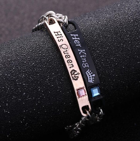 jewelry his hers matching bracelet titanium stainless steel his queen her king couple bracelet ing, Golden;silver
jewelry his hers matching bracelet titanium stainless steel his queen her king couple bracelet ing, Golden;silver