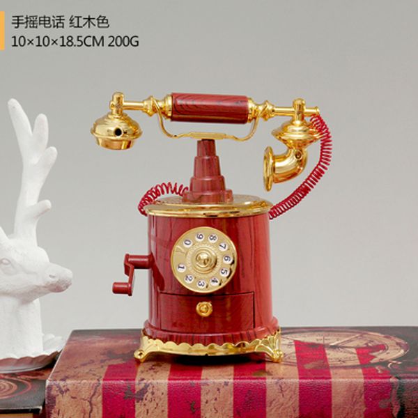 ретро ностальгический циферблата телефон стационарный заводной music box креативный украшения телефон music box домашнее украшение
ретро ностальгический циферблата телефон стационарный заводной music box креативный украшения телефон music box домашнее украшение