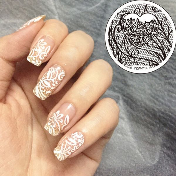2018 nail art decoration round diy stamping schablonen optional flower and leaves nail stamping plates, Black
2018 nail art decoration round diy stamping schablonen optional flower and leaves nail stamping plates, Black
