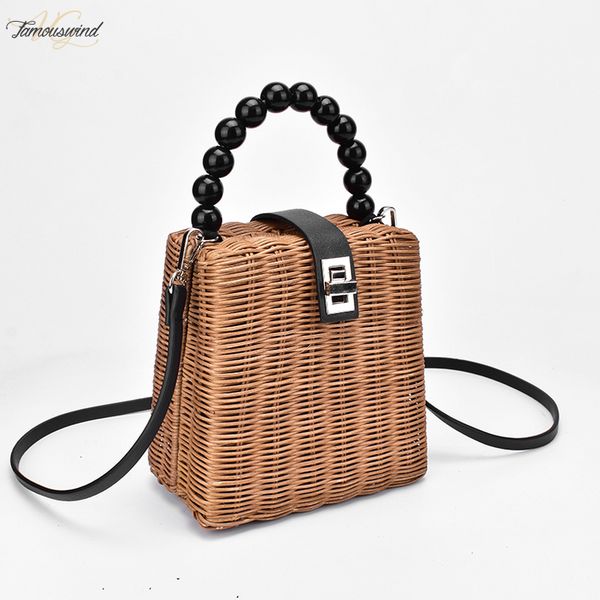 2020 brand designer bead hand woven straw bag women samll tote bags for summer travel plain handle bag ladies shoulder for girl
2020 brand designer bead hand woven straw bag women samll tote bags for summer travel plain handle bag ladies shoulder for girl