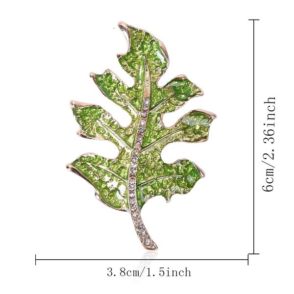 2019 new selling fashion simple rhinestone leaf brooch girl creative cartoon brooches child party gifts, Gray
2019 new selling fashion simple rhinestone leaf brooch girl creative cartoon brooches child party gifts, Gray