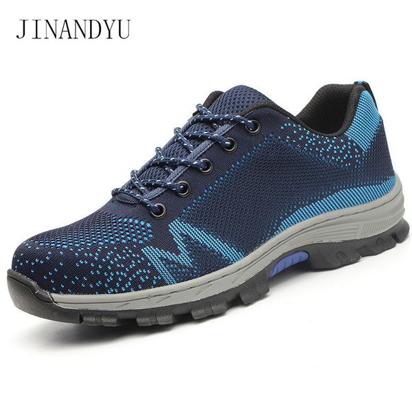 breathable steel toe safety shoes mens lightweight anti-smashing piercing work boots mesh sneakers protective work shoes, Black
breathable steel toe safety shoes mens lightweight anti-smashing piercing work boots mesh sneakers protective work shoes, Black