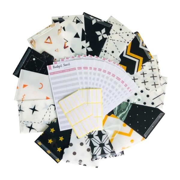 15pcs creative budget sheet cash envelopes geometry pattern waterproof budget envelopes cash for gift woman man
15pcs creative budget sheet cash envelopes geometry pattern waterproof budget envelopes cash for gift woman man