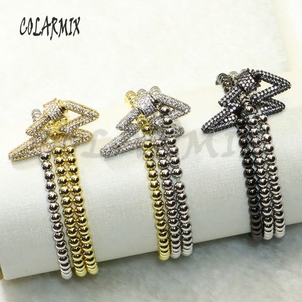 3pcs lock bracelet charm bracelets crystal bolt lock fashion jewelry accessories gift for women 50671, Black
3pcs lock bracelet charm bracelets crystal bolt lock fashion jewelry accessories gift for women 50671, Black