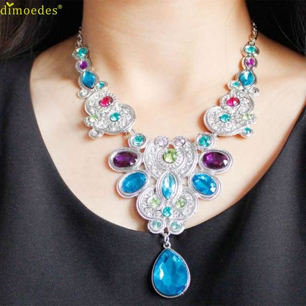 creative necklace women pendant chain women statement crystal bib beaded collar necklace choker accessories chain, Silver
creative necklace women pendant chain women statement crystal bib beaded collar necklace choker accessories chain, Silver