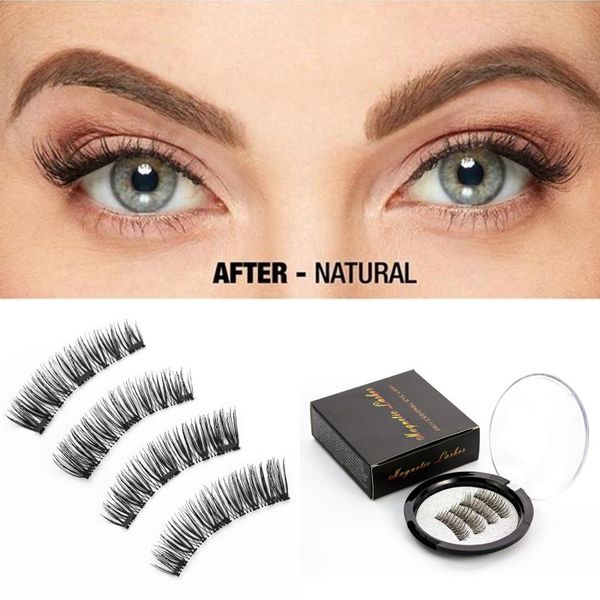 3 magnetic lashes false eyelashes hand made full strip lashes natural cross magnet lashes with box
3 magnetic lashes false eyelashes hand made full strip lashes natural cross magnet lashes with box