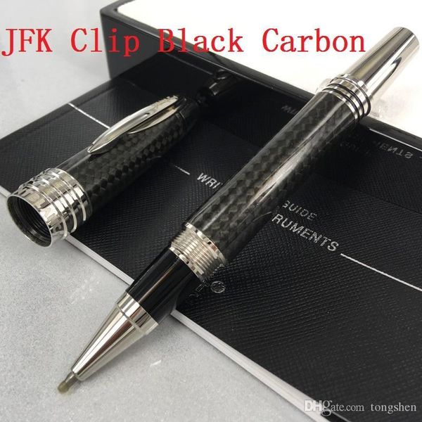 design john f mb roller ball pen with "jfk" clip black carbon office supplies stationery writing ballpoint pen as gift, Blue;orange
design john f mb roller ball pen with "jfk" clip black carbon office supplies stationery writing ballpoint pen as gift, Blue;orange